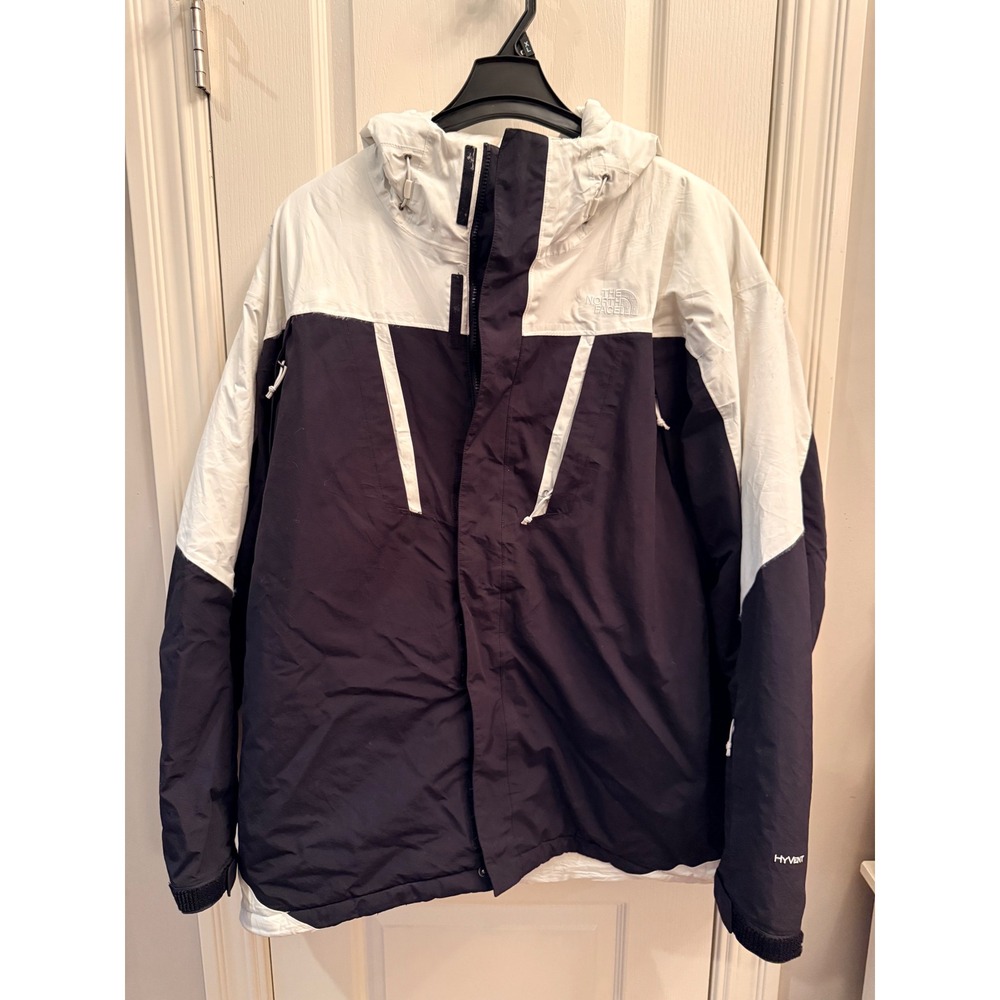 Thr NorthFace HyVent colorblock parka. Mens size XXL